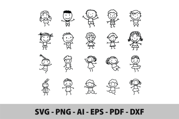Download Stick Figures Svg Bundle, Cricut File - Cut file Collection