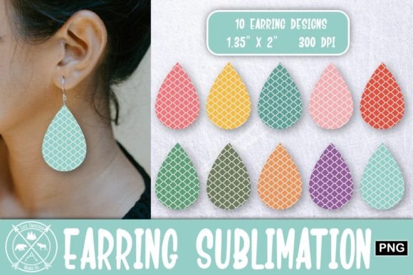 Download Arabesque Earrings Sublimation|Earrings - Sublimation Collection