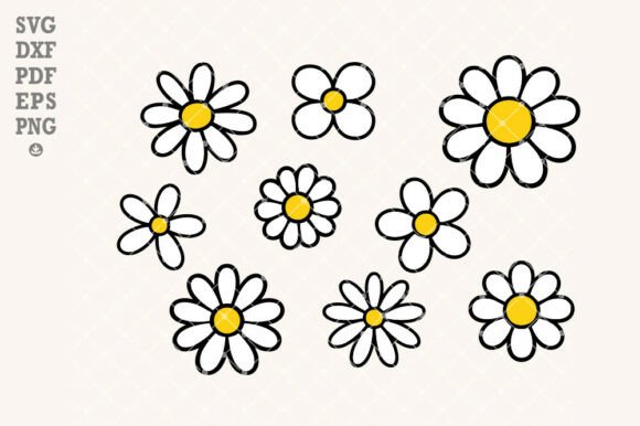 Download Daisy SVG Bundle, 9 Svg Cut Files, - Cut file Collection