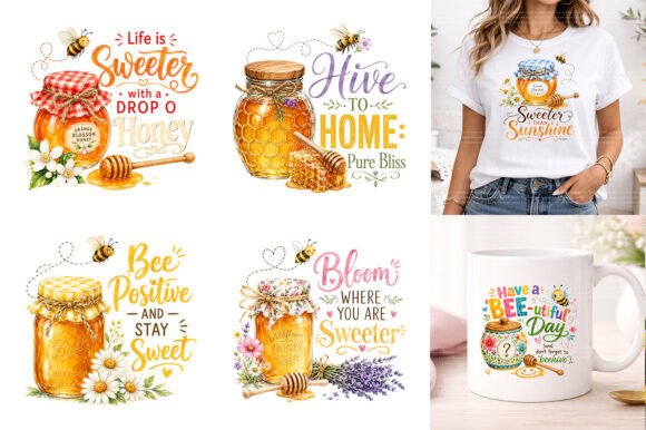 Download Sweet Honey Sublimation PNG Bundle - Sublimation Collection