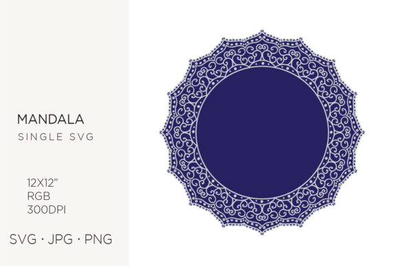 Download Ornate Mandala, Svg Graphic Artwork - Ornate mandala Collection