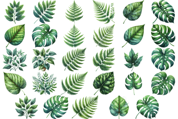 Download 29 Tropical Greenery Jungle Bundle - Greenery Collection
