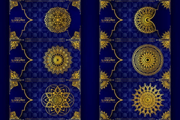 Download Set of Golden Mandala Collections - Mandala collection Collection