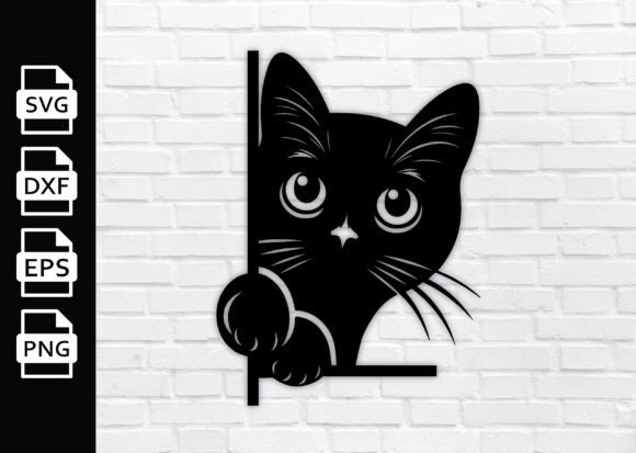 Download Peeking Cat SVG Cut Files DXF, PNG - Cut file Collection