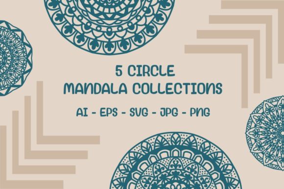 Download 5 Circle Mandala Collection - Mandala collection Collection